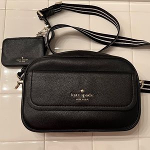 Kate Spade Rosie Pebbled Leather Flap Camera Bag